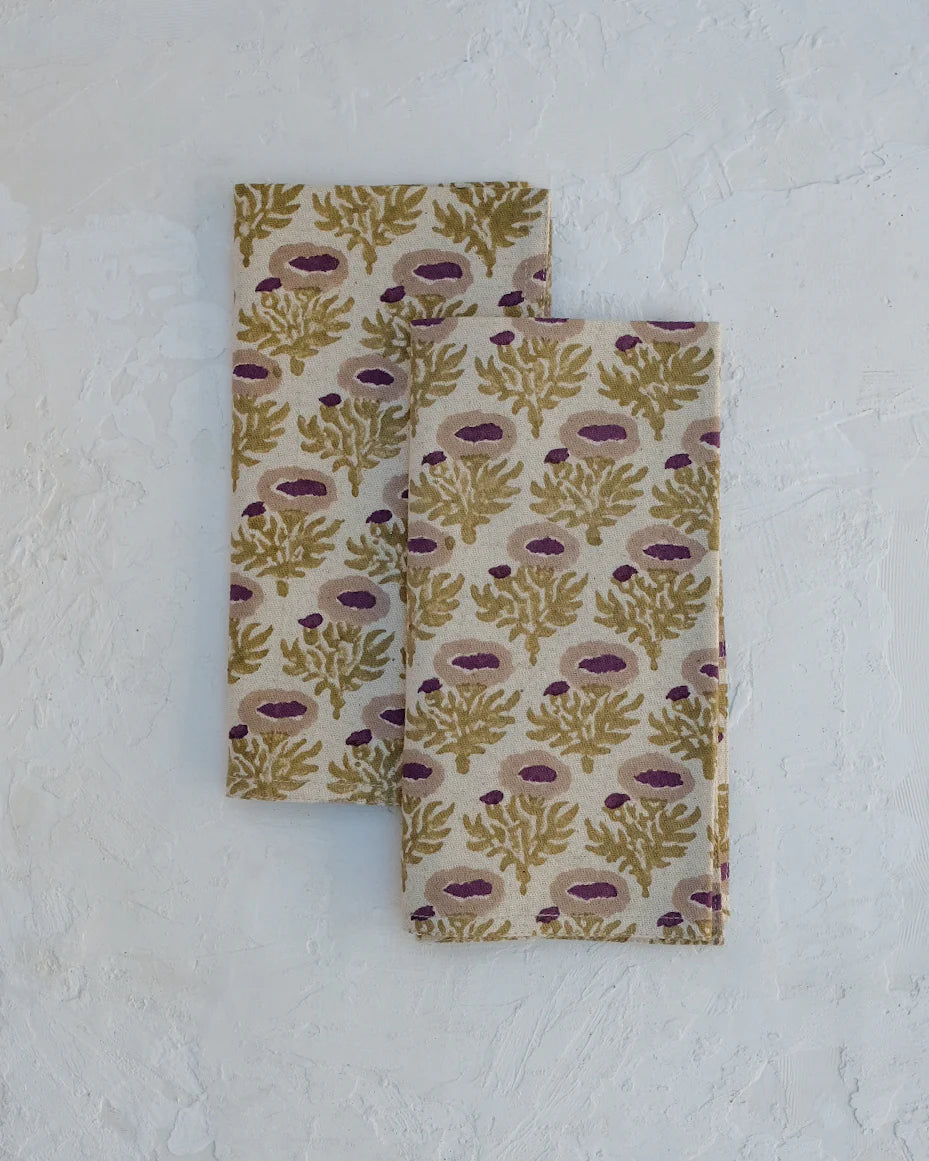 Rumi S/4 (Plum) Table Napkins