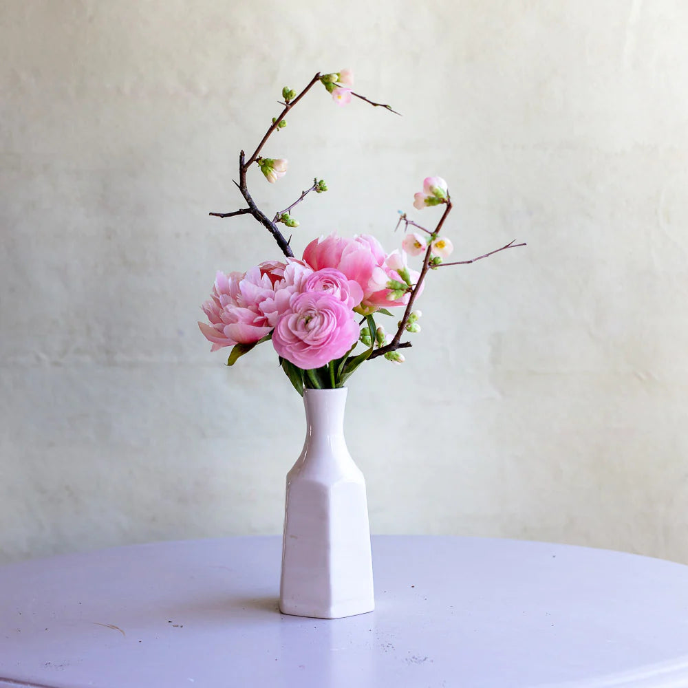Hand Cast Cirrus Bud Vase