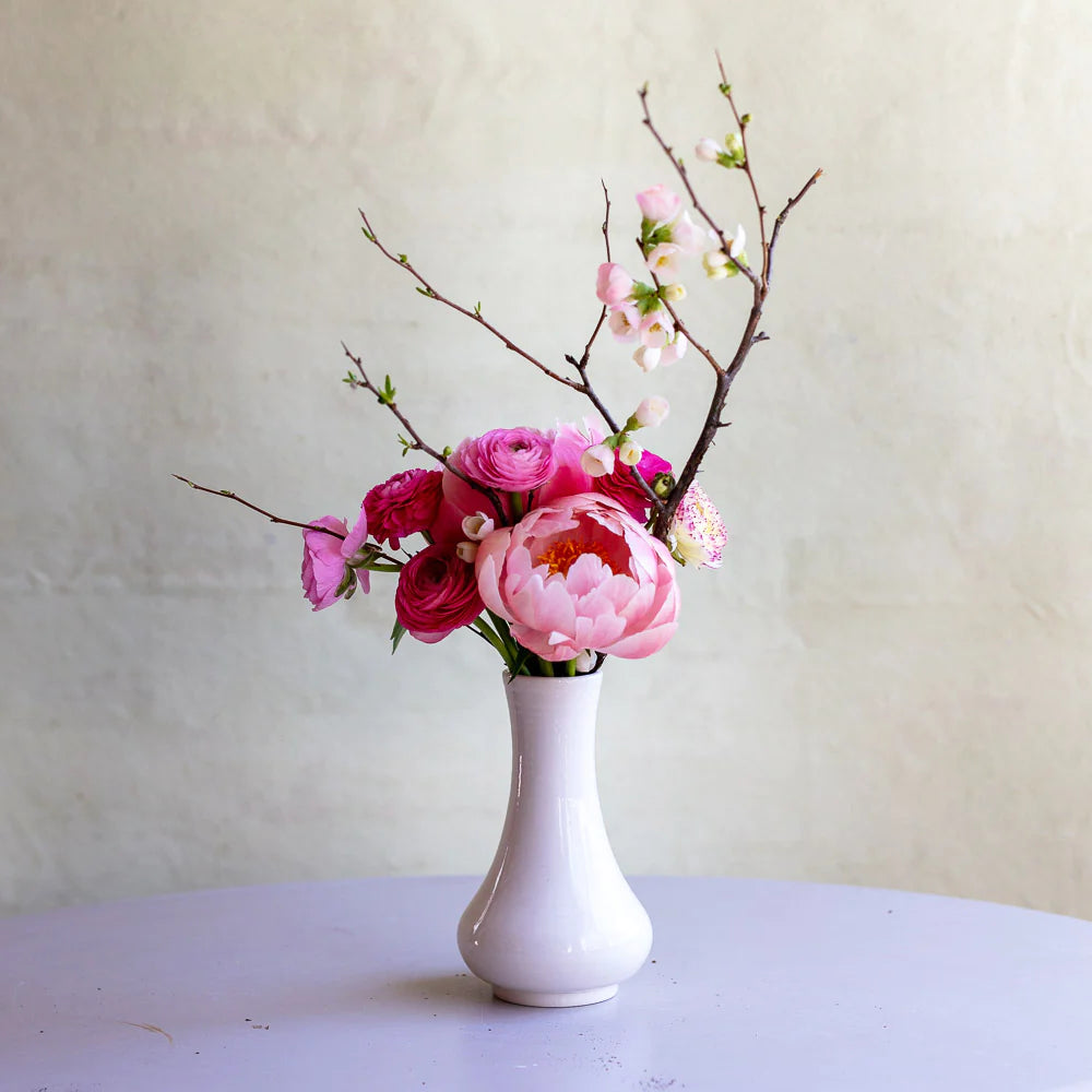 Hand Cast Cirrus Bud Vase