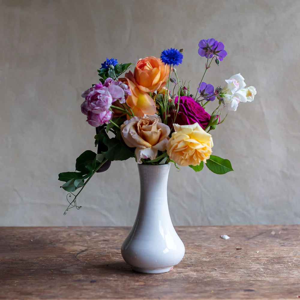 Hand Cast Cirrus Bud Vase