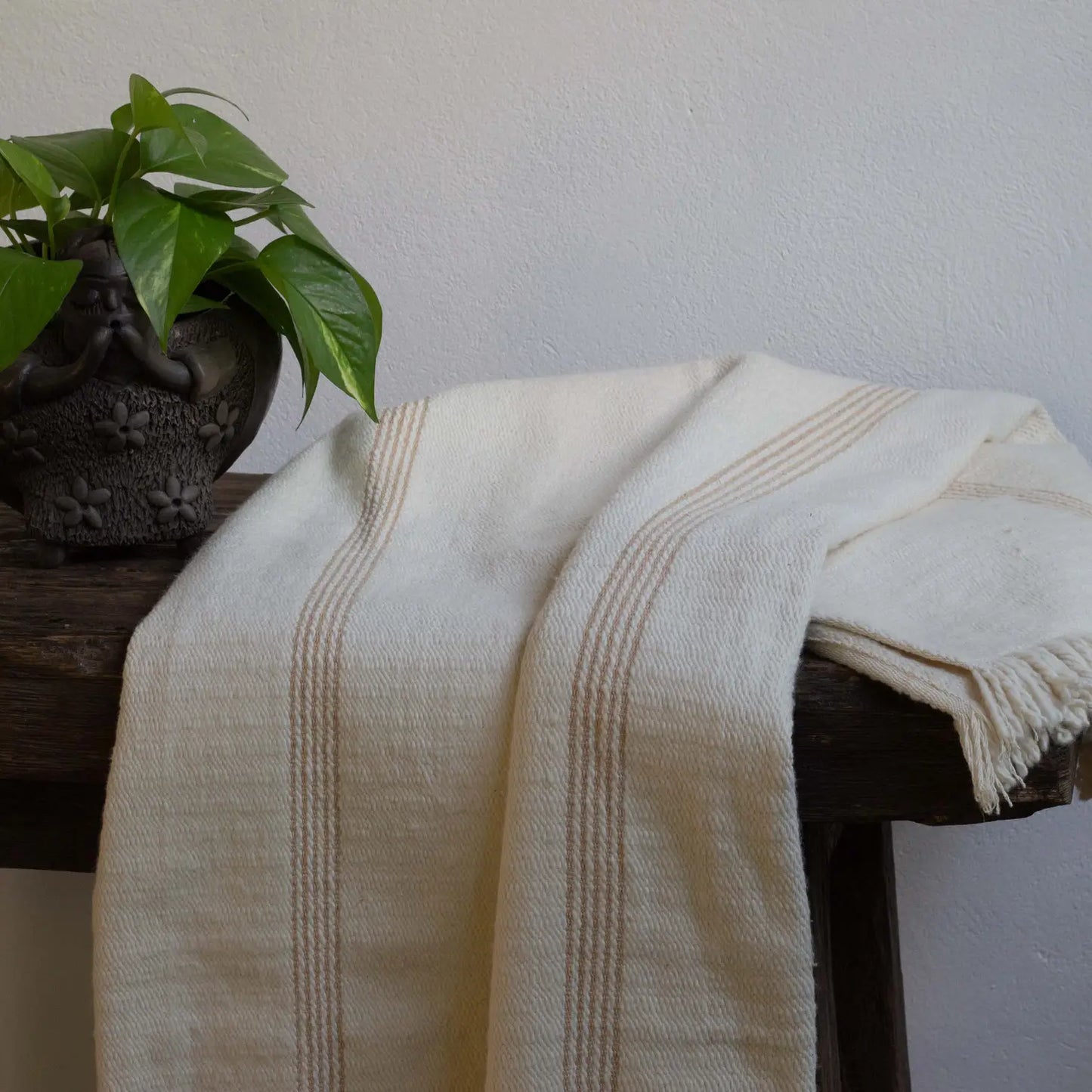 No. 10 Hand-loomed Cotton Throw