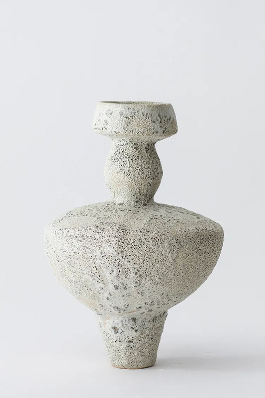 Lydion Glazed Stoneware Vase
