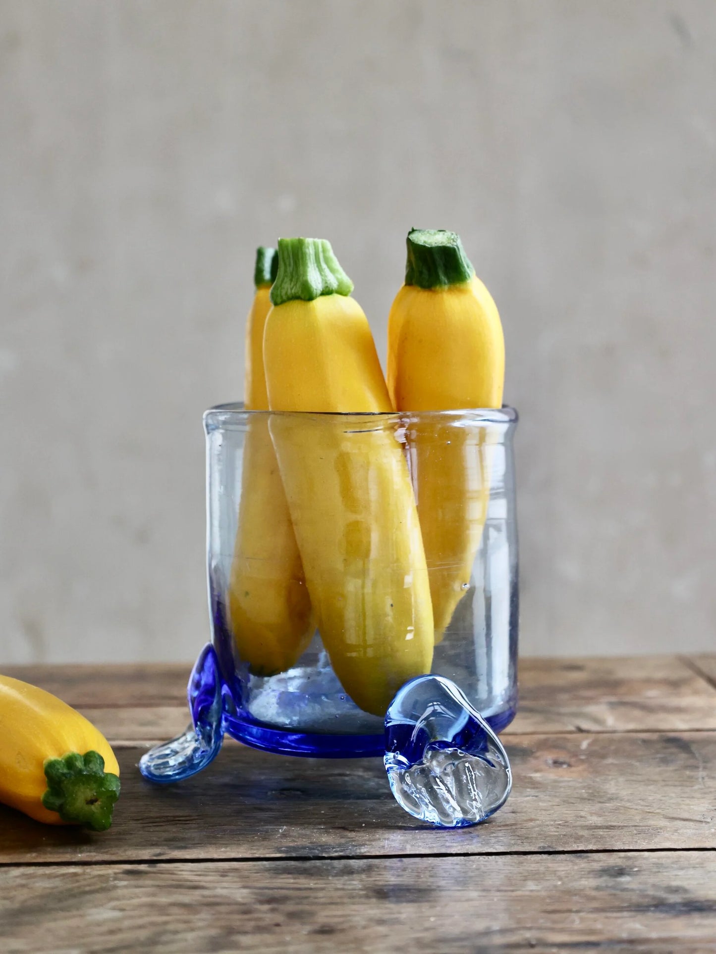 Footed Hurricane Vase