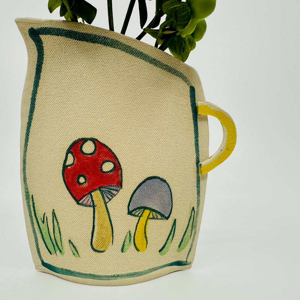 Mushroom Pals Vase by Alison Owen