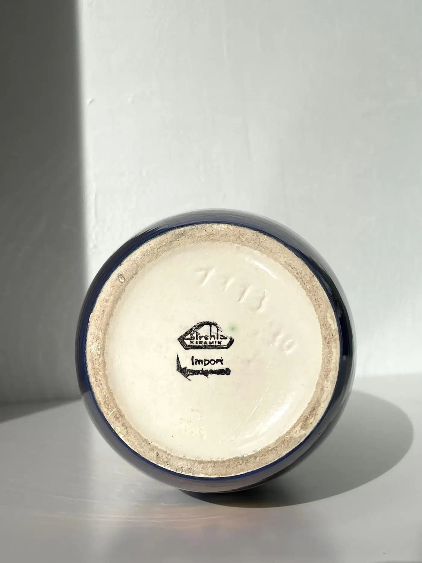 Colorful Maximalist Vase by Strehla, 1970s