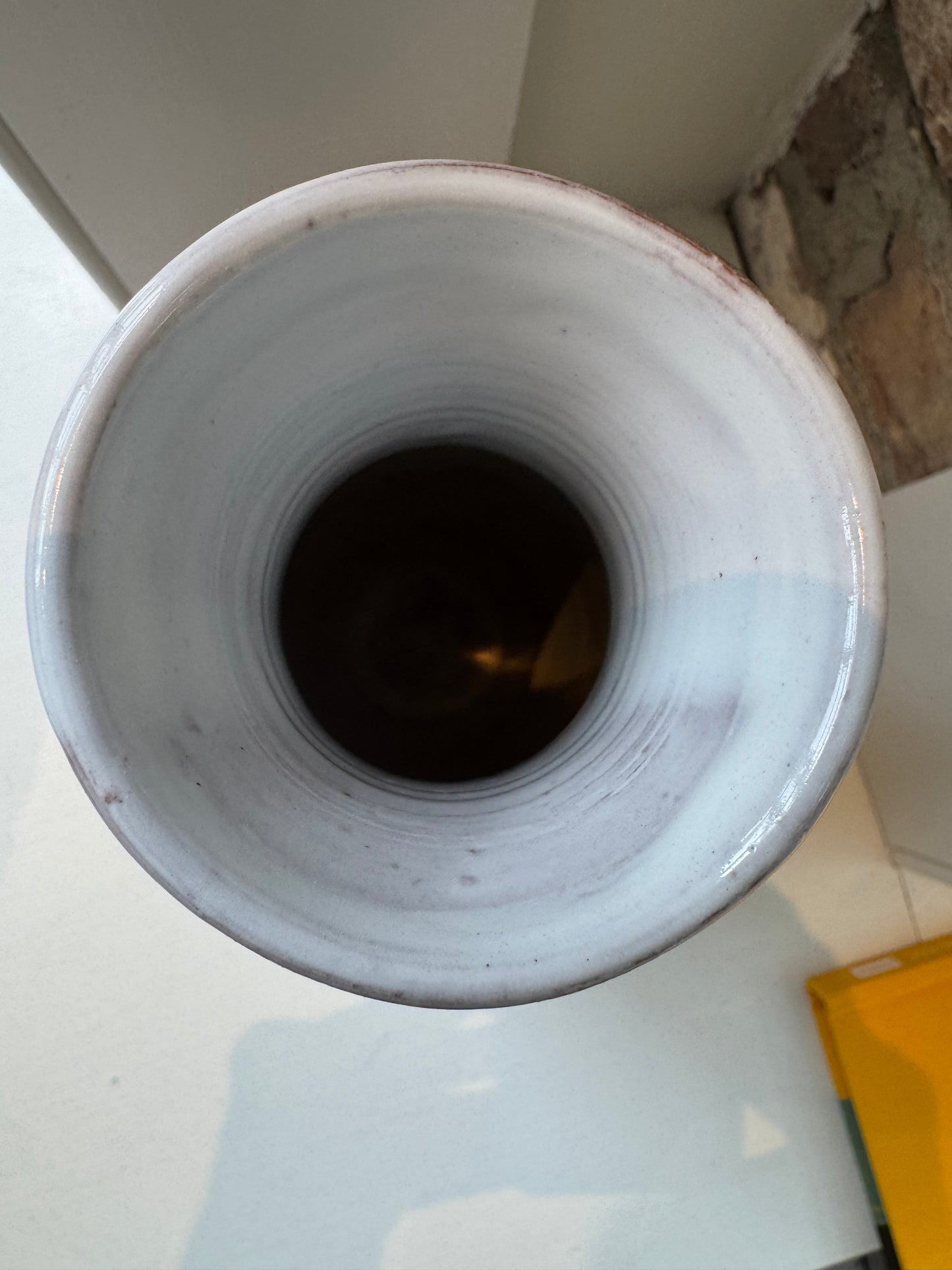 Vintage German Vase with Geometric Design