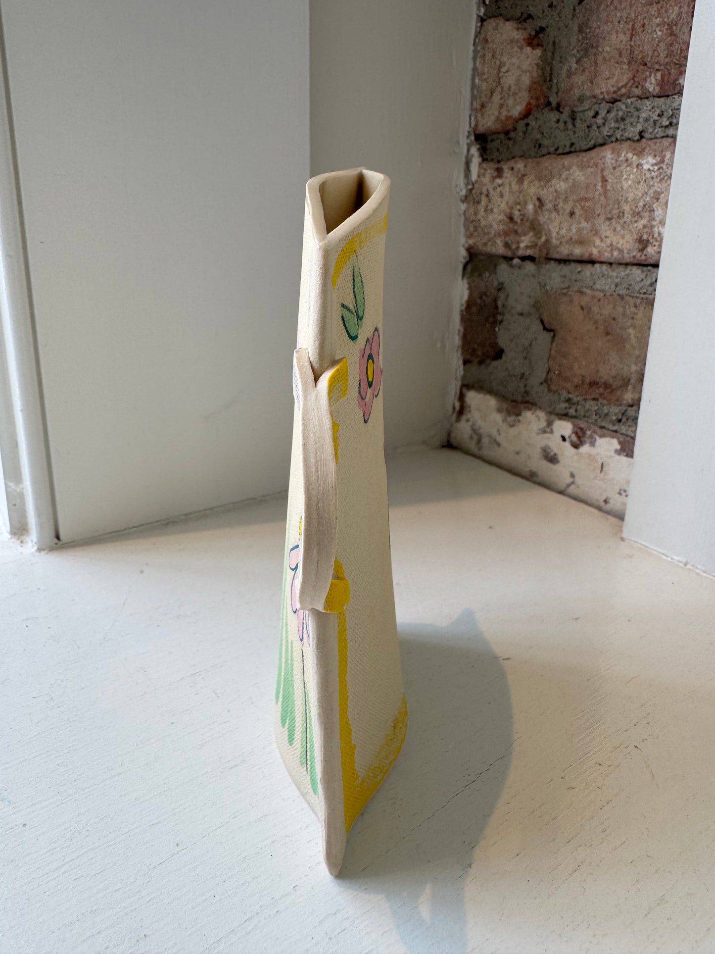 Pink Petal Pitcher Vase
