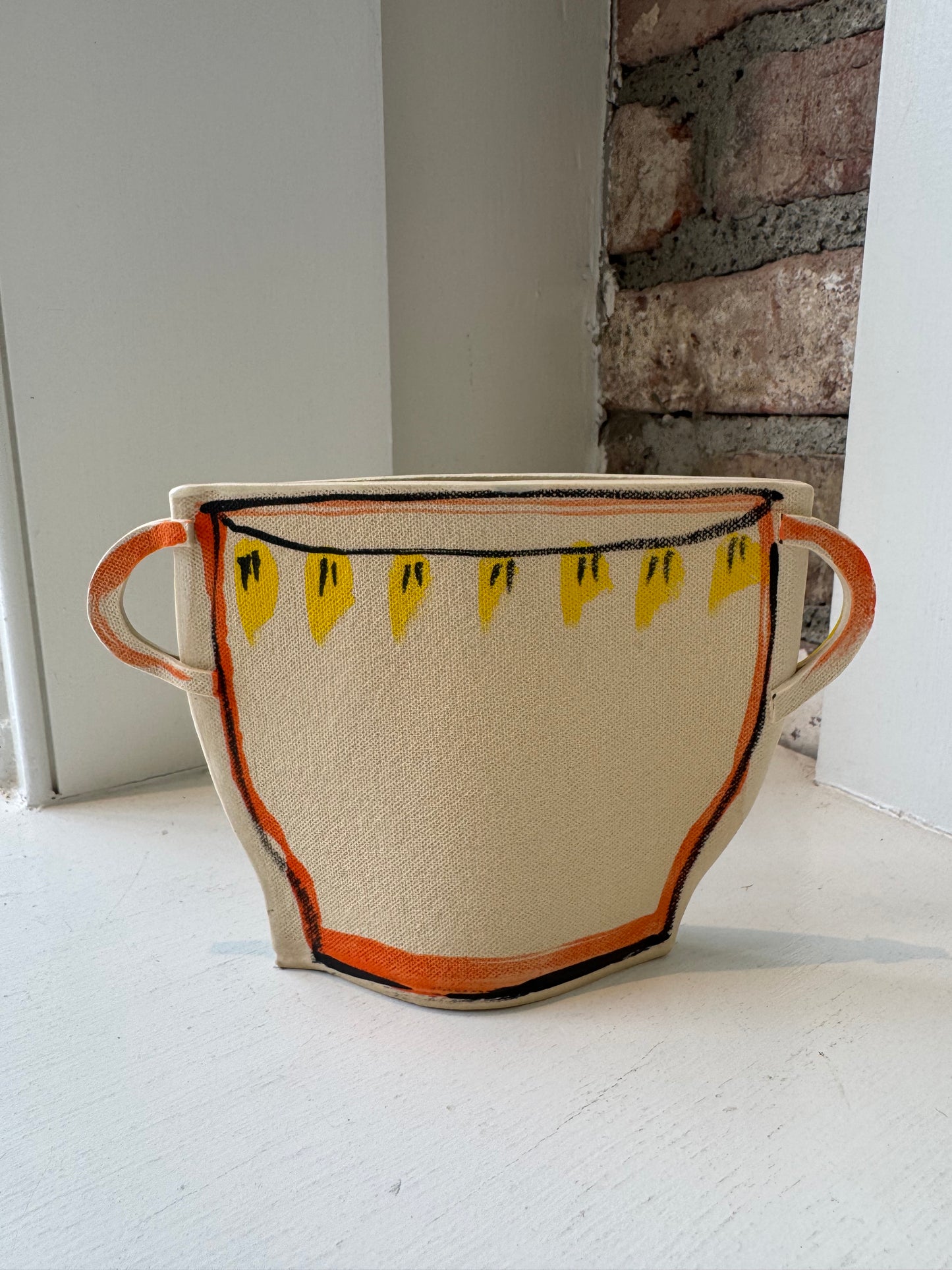 Horse Basket Vase