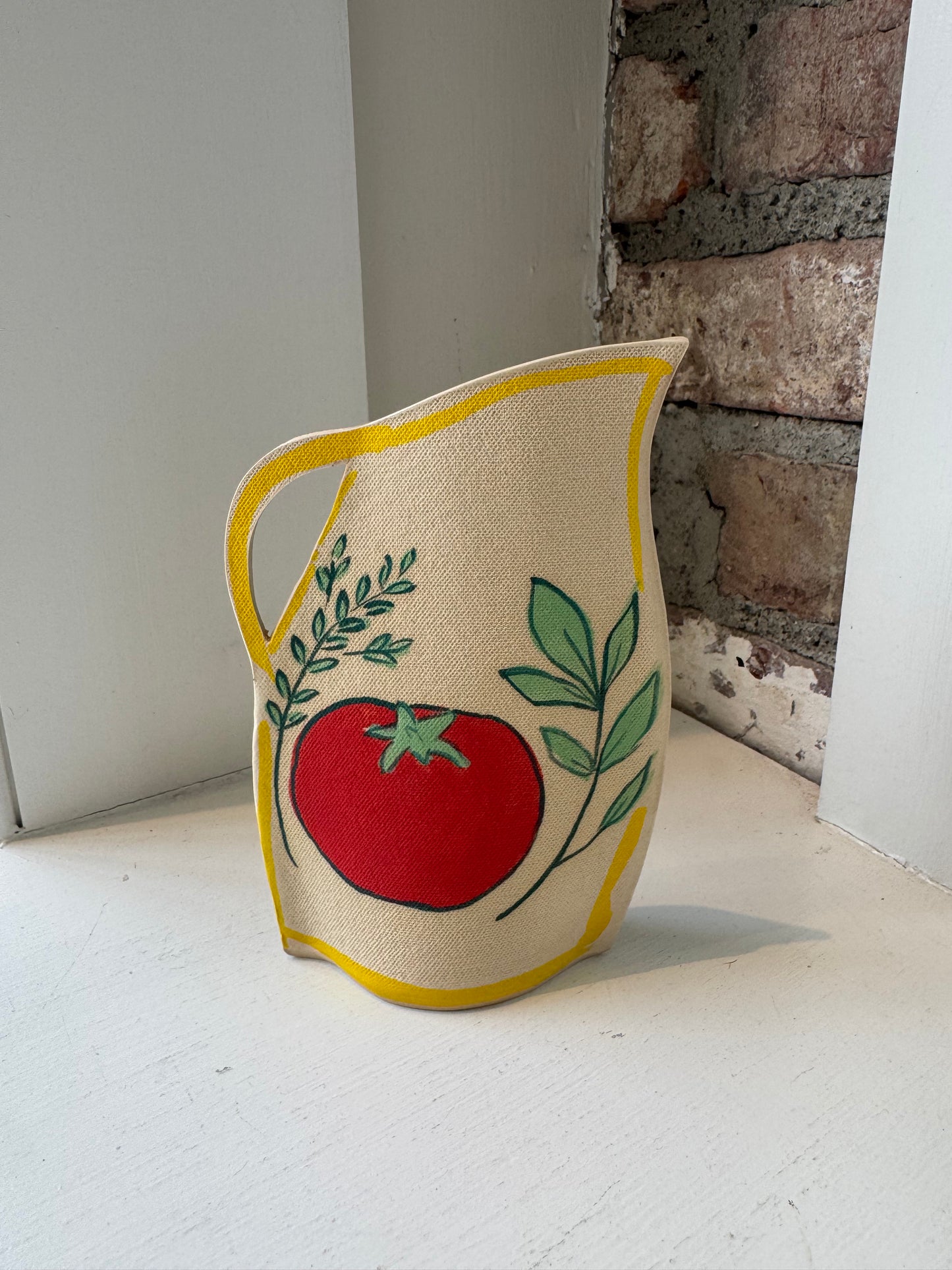 Tomato Pitcher Vase