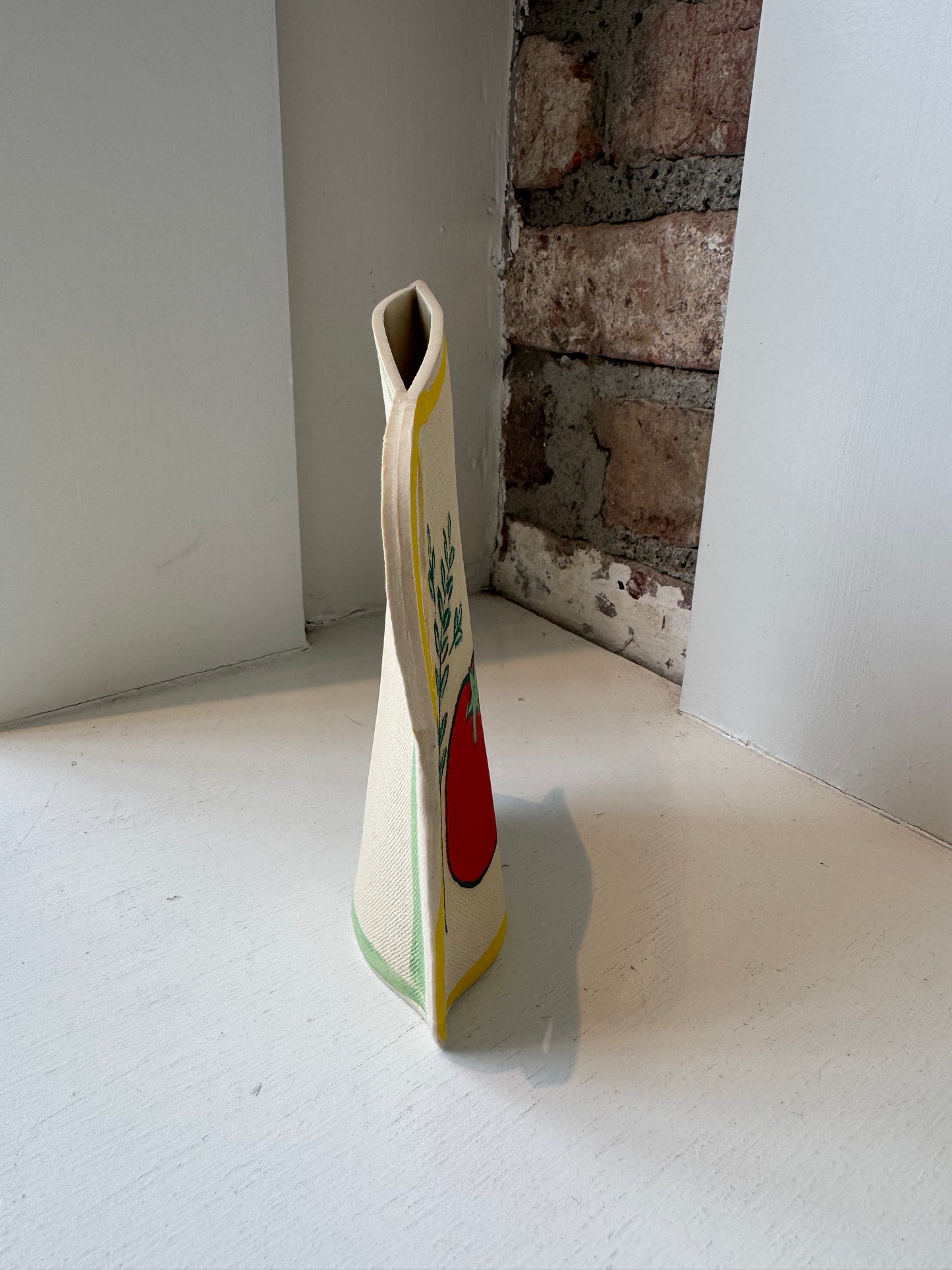 Tomato Pitcher Vase