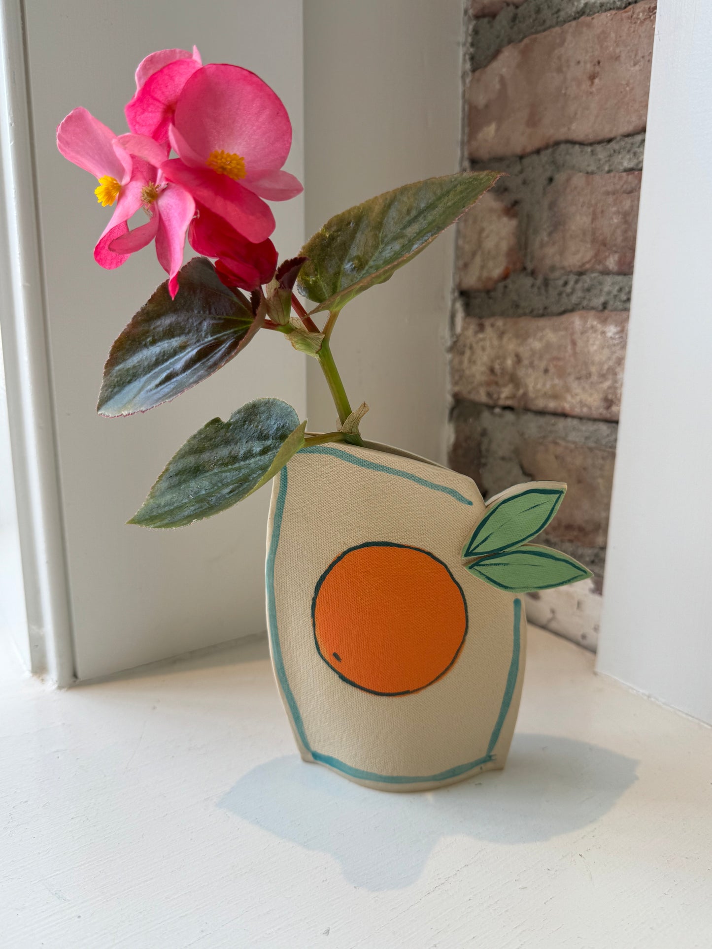 Orange & Lemon Vase