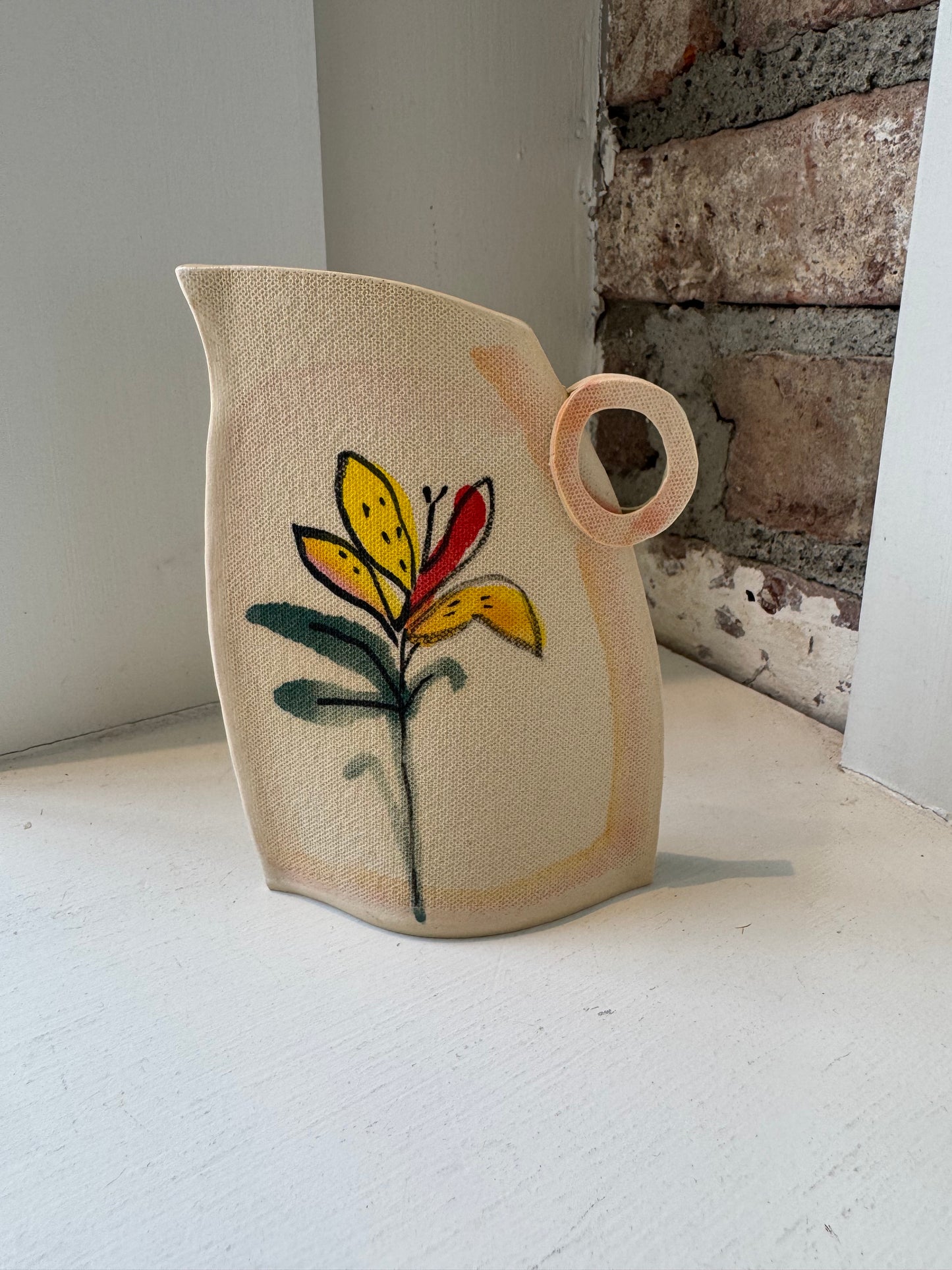 Wonky Flower Pitcher Vase