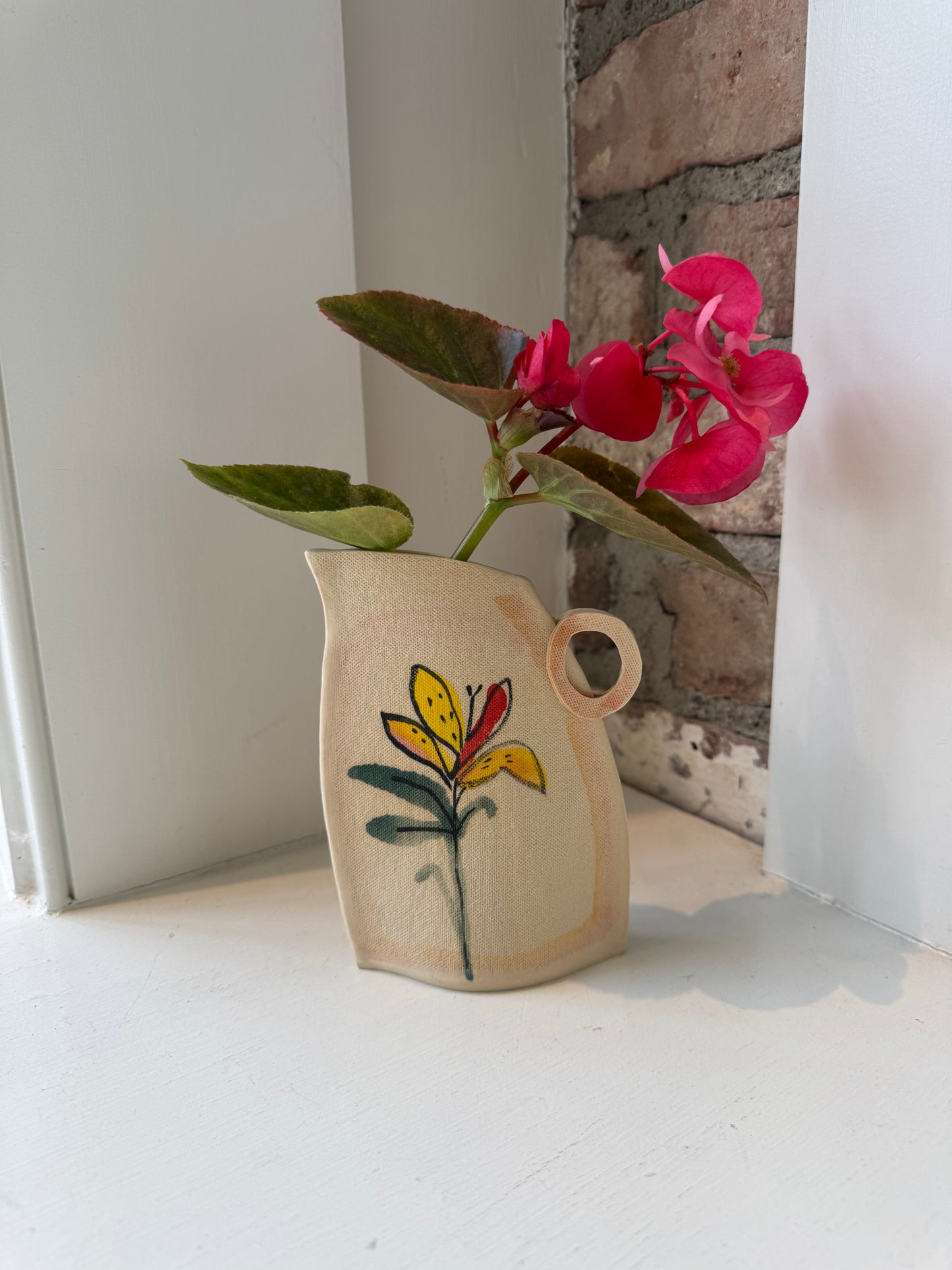 Wonky Flower Pitcher Vase