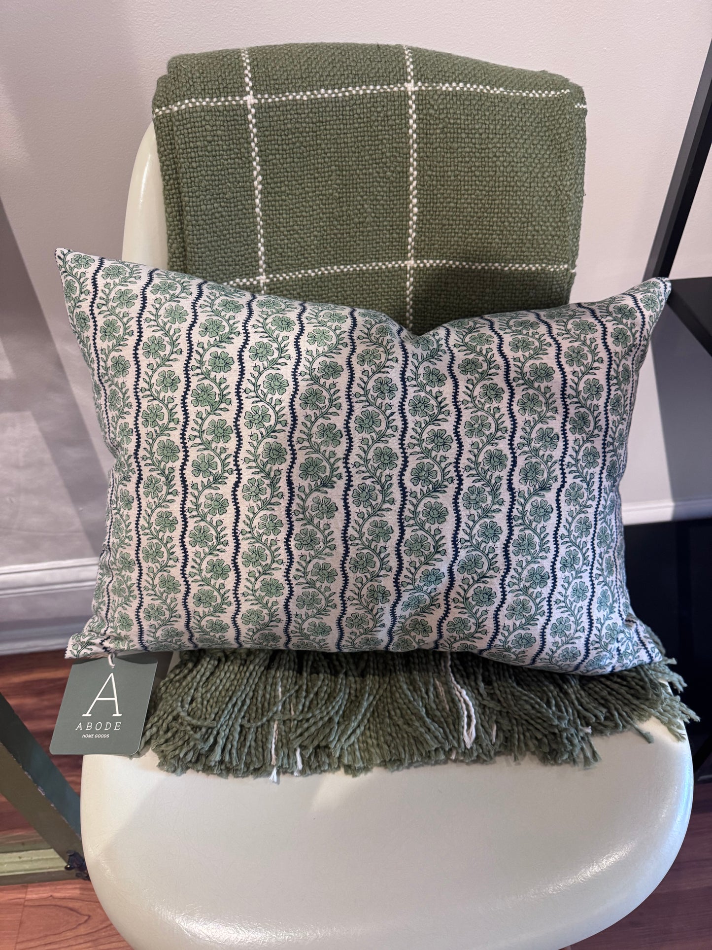 Vipin 14 x 20" Sage Pillow