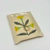 Trio of Yellow Trumpet Flowers Jewelry Tray