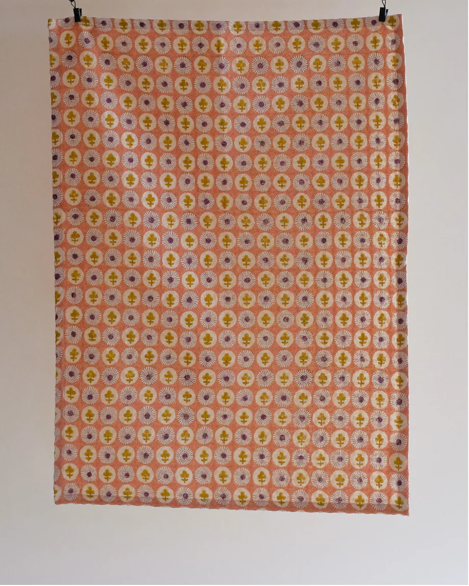 Gauri Kitchen Towel Grapefruit Pink