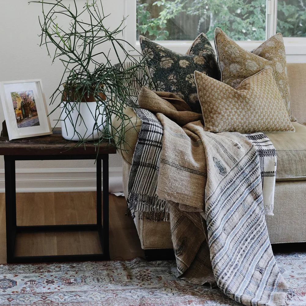 Boti Mustard Pillow