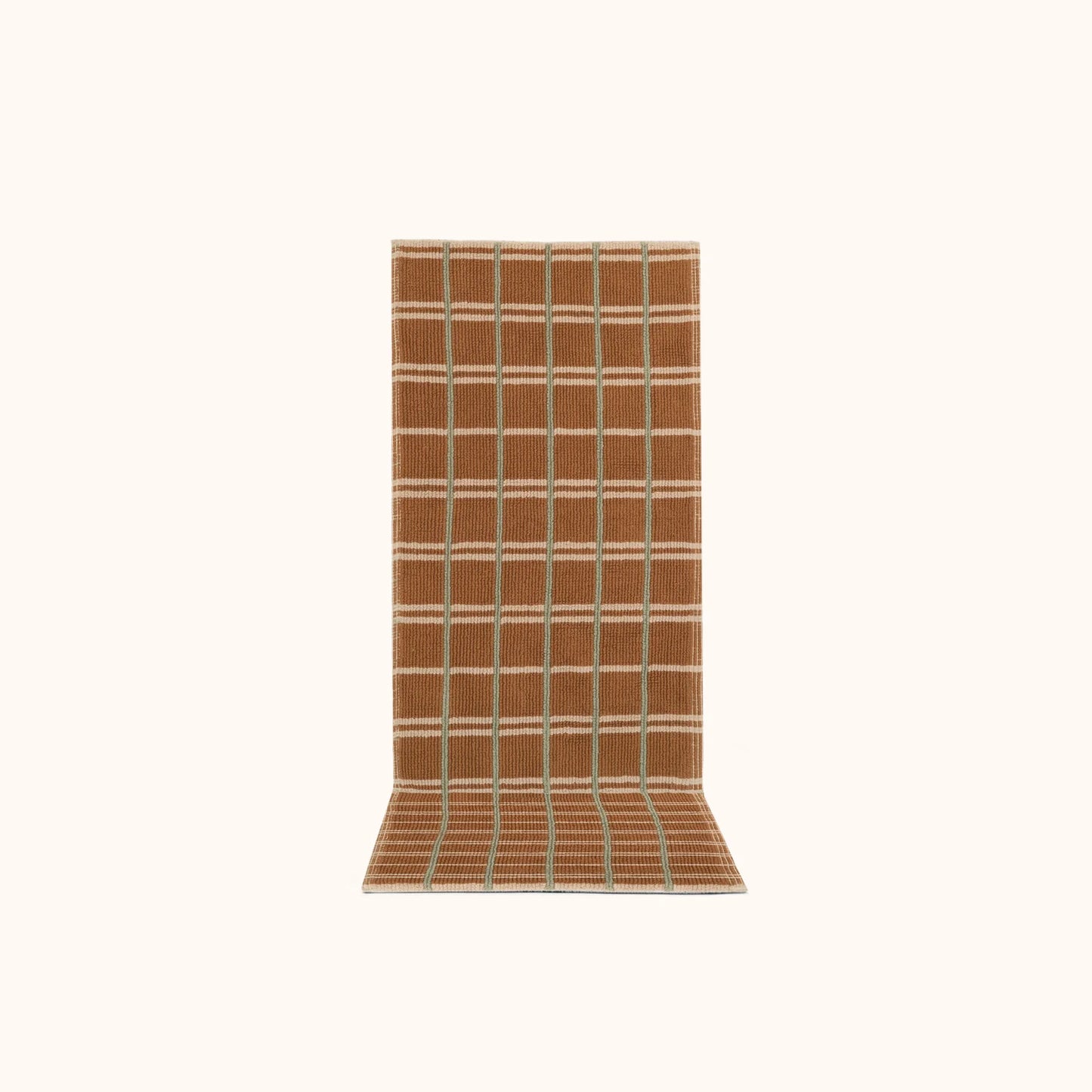 Lucia Hazelnut/Cream/Jade Mat (Multiple Sizes)
