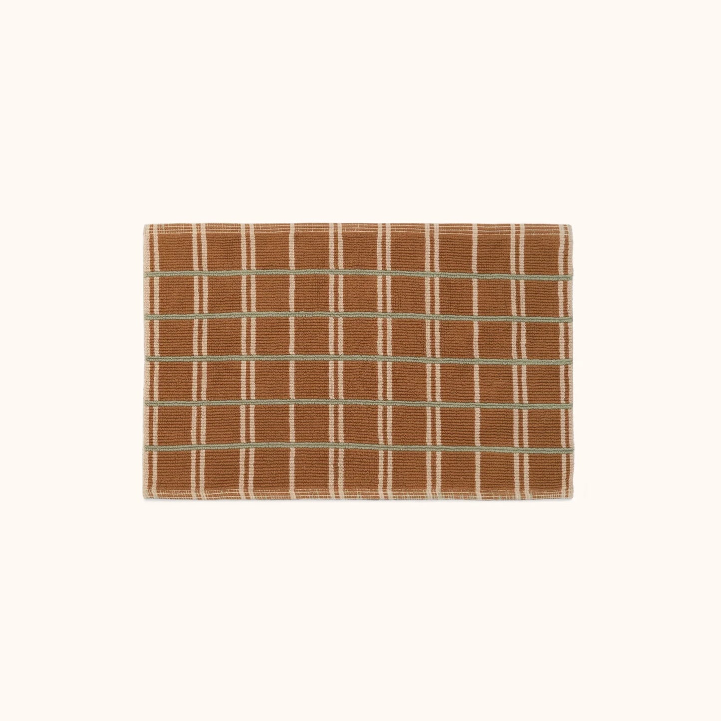 Lucia Hazelnut/Cream/Jade Mat (Multiple Sizes)