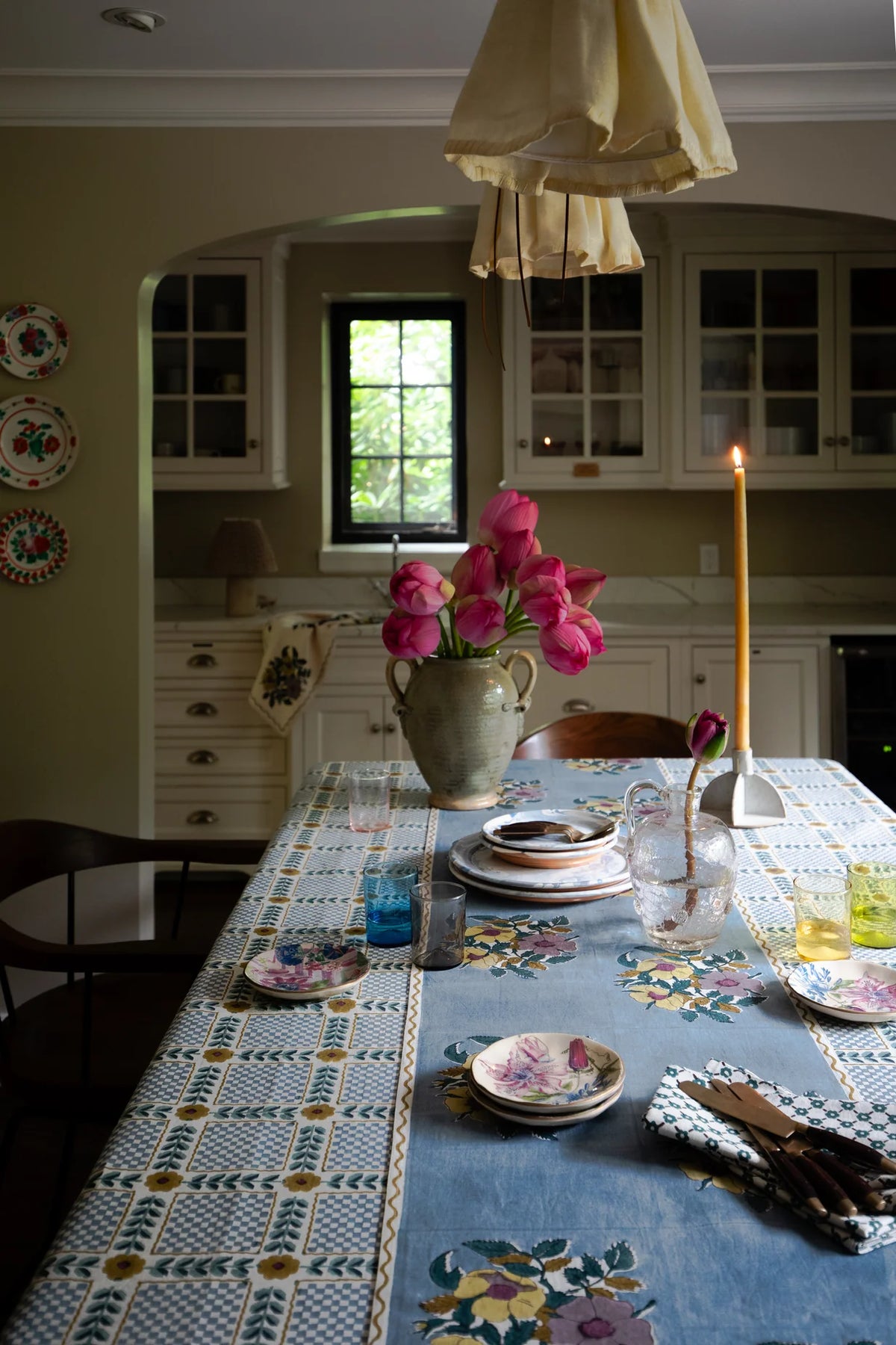 Mumtaz Tablecloth Red