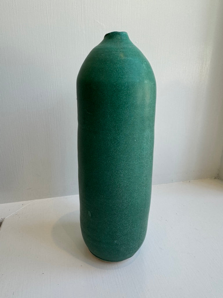 Stoneware Vase Collection, Sea Glass Colors