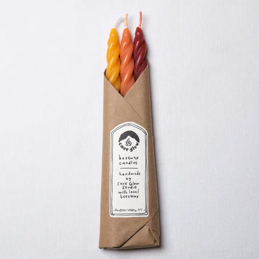Sunrise Spiral Candles Set of 3