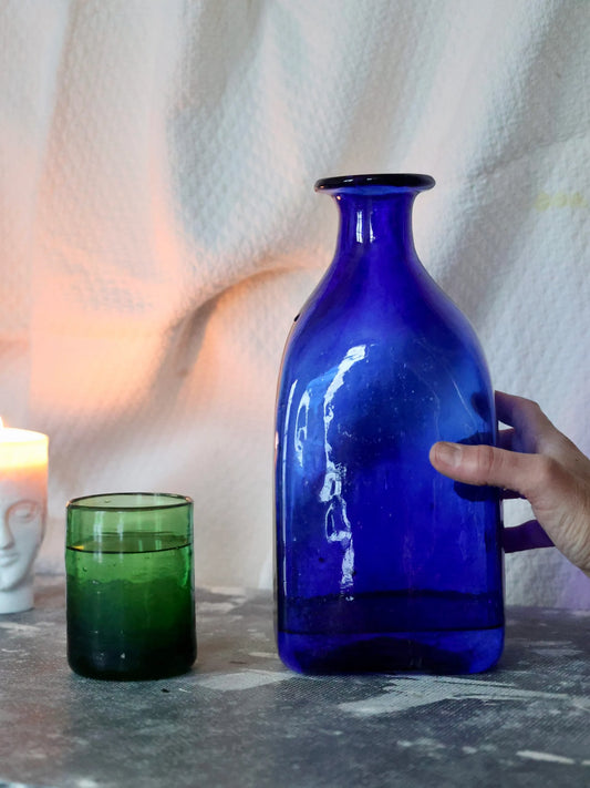 Grand Carafe in Cobalt Blue