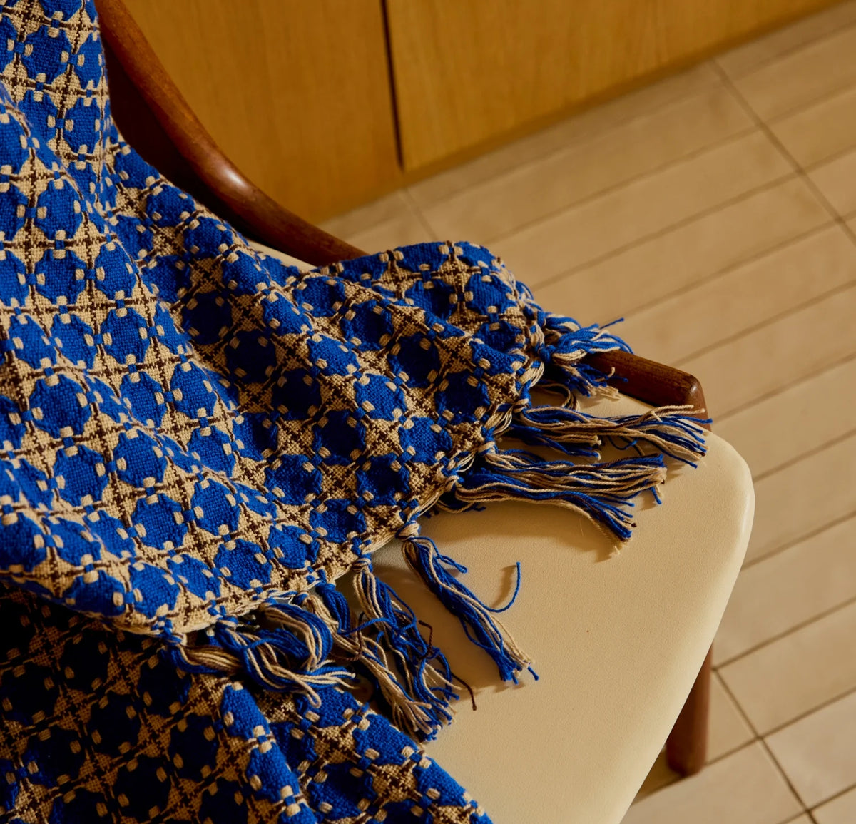 Rosina Throw Blanket Blue
