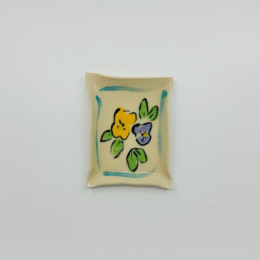 Pansies Jewelry Tray by Alison Owen