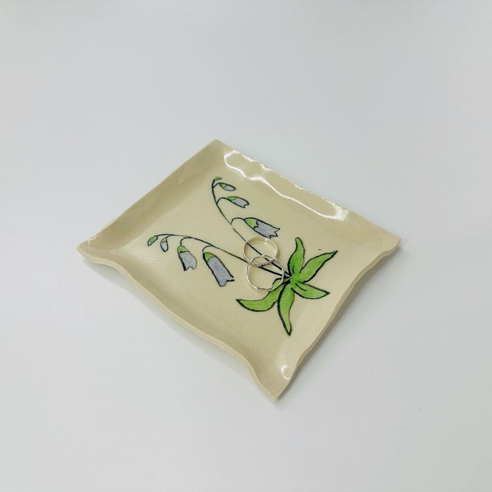 Blue Bells Jewelry Tray by Alison Owen