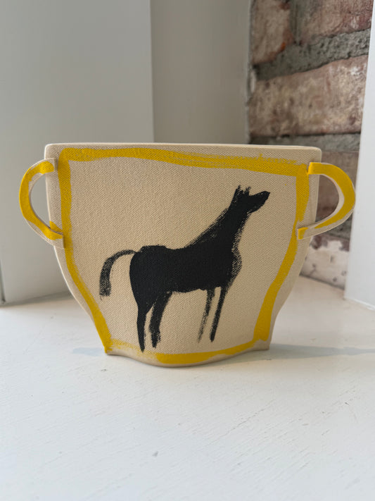 Horse Basket Vase