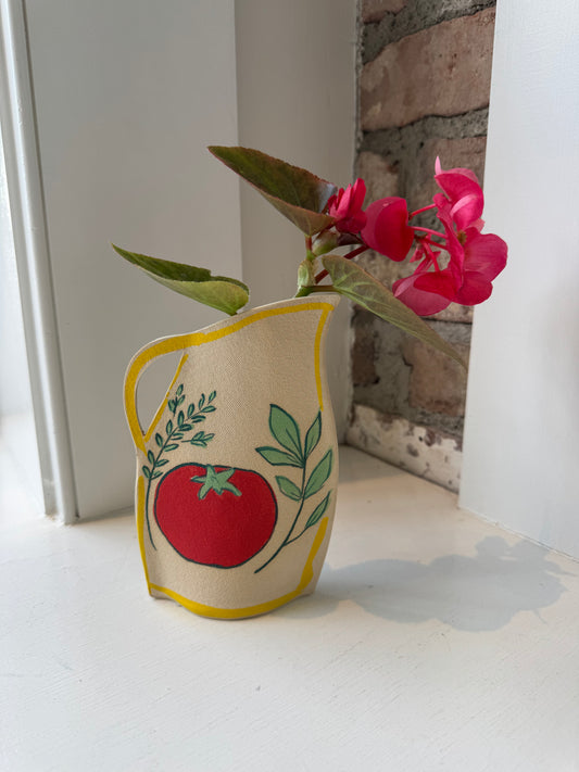 Tomato Pitcher Vase