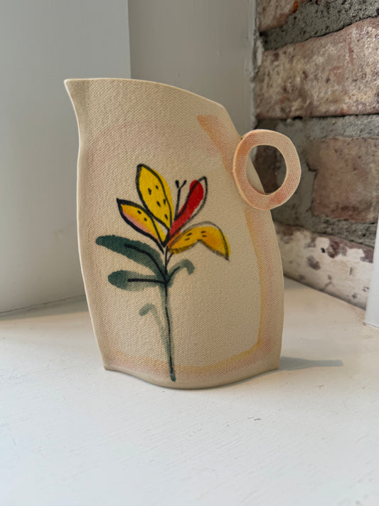 Wonky Flower Pitcher Vase