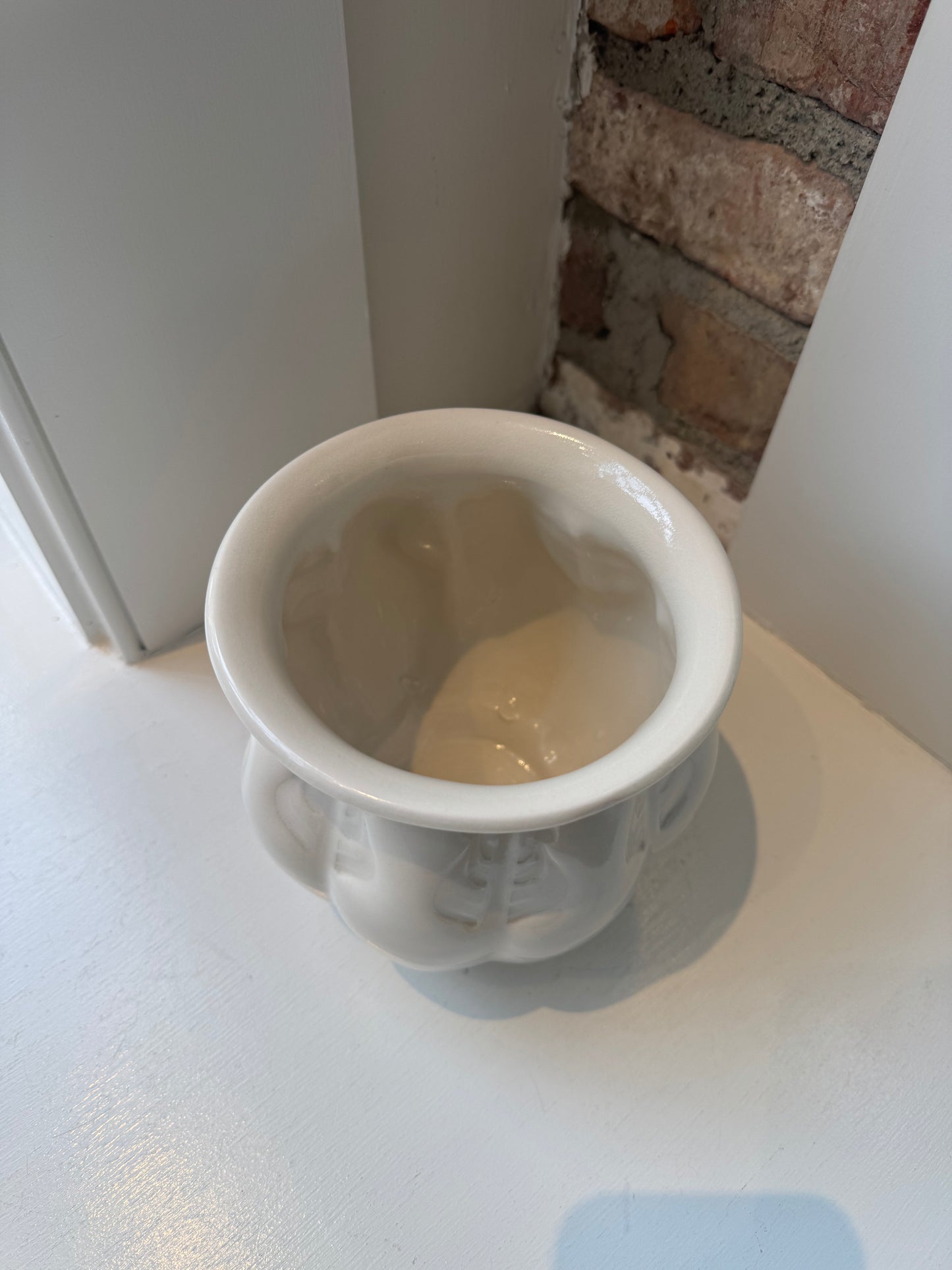 Small Curved Stamped Vase