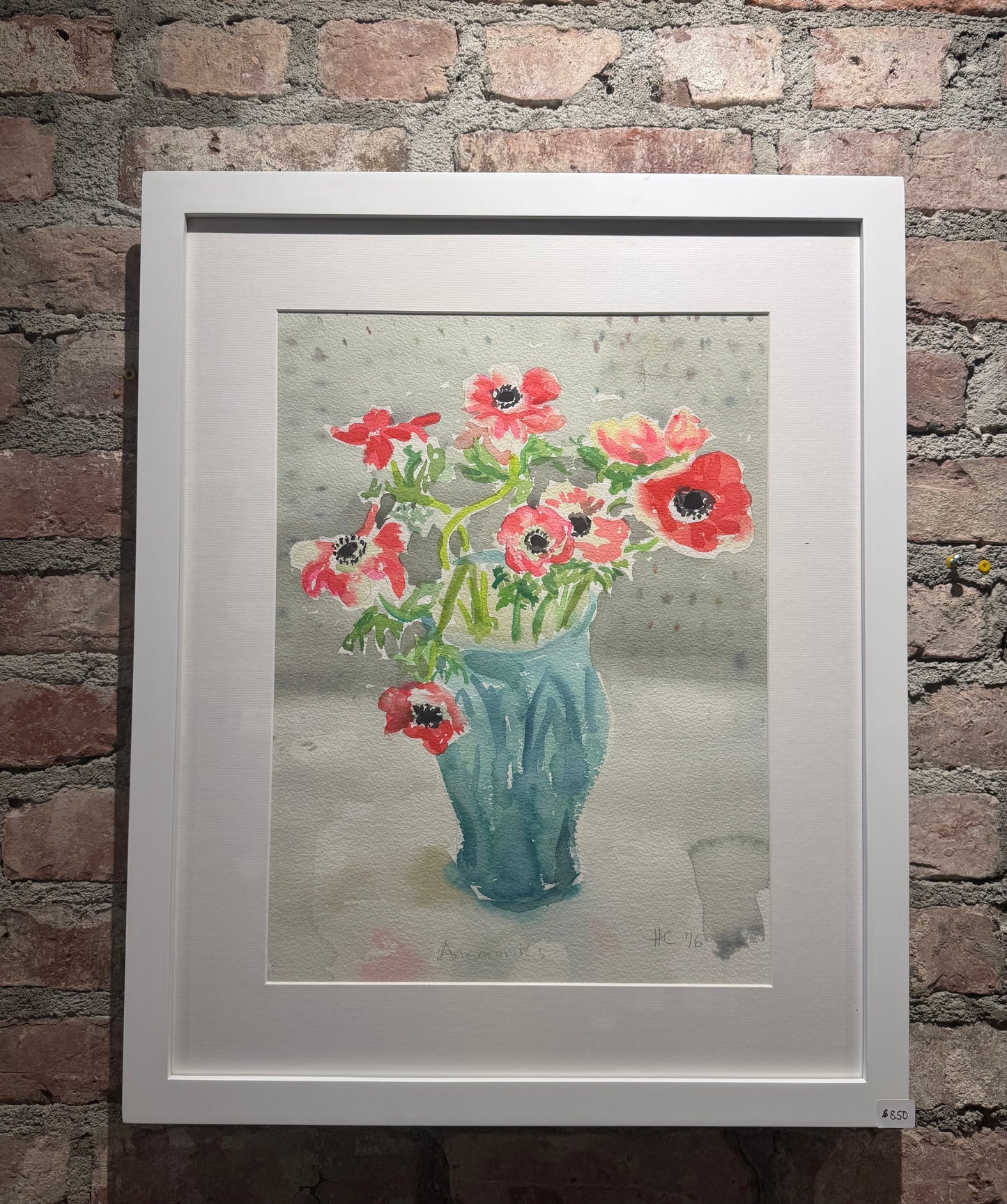 Flowers in Blue Vase