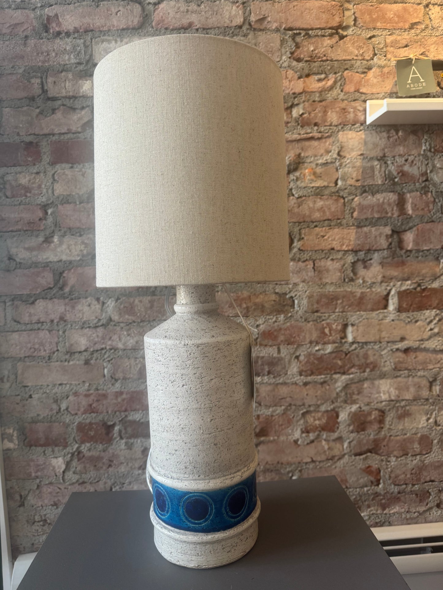 Aldo Londi for Bitossi Ceramics Lamp, 1950s.