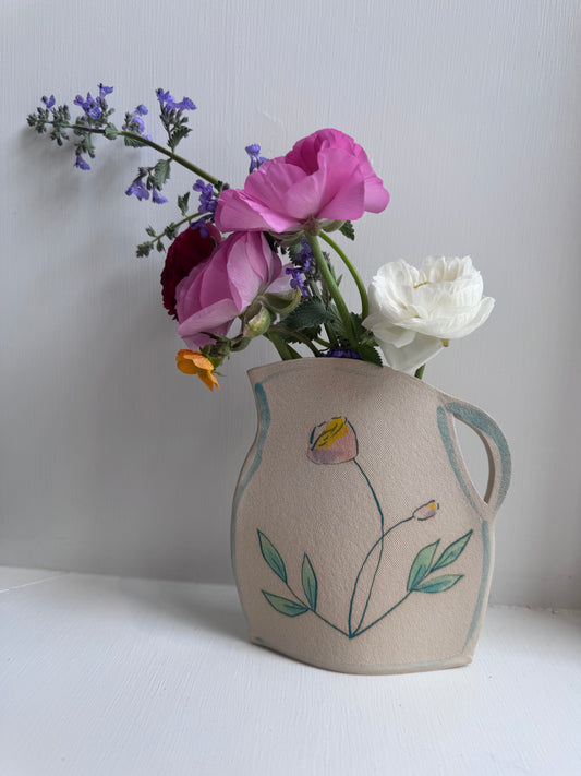 Pastel Flower Vase