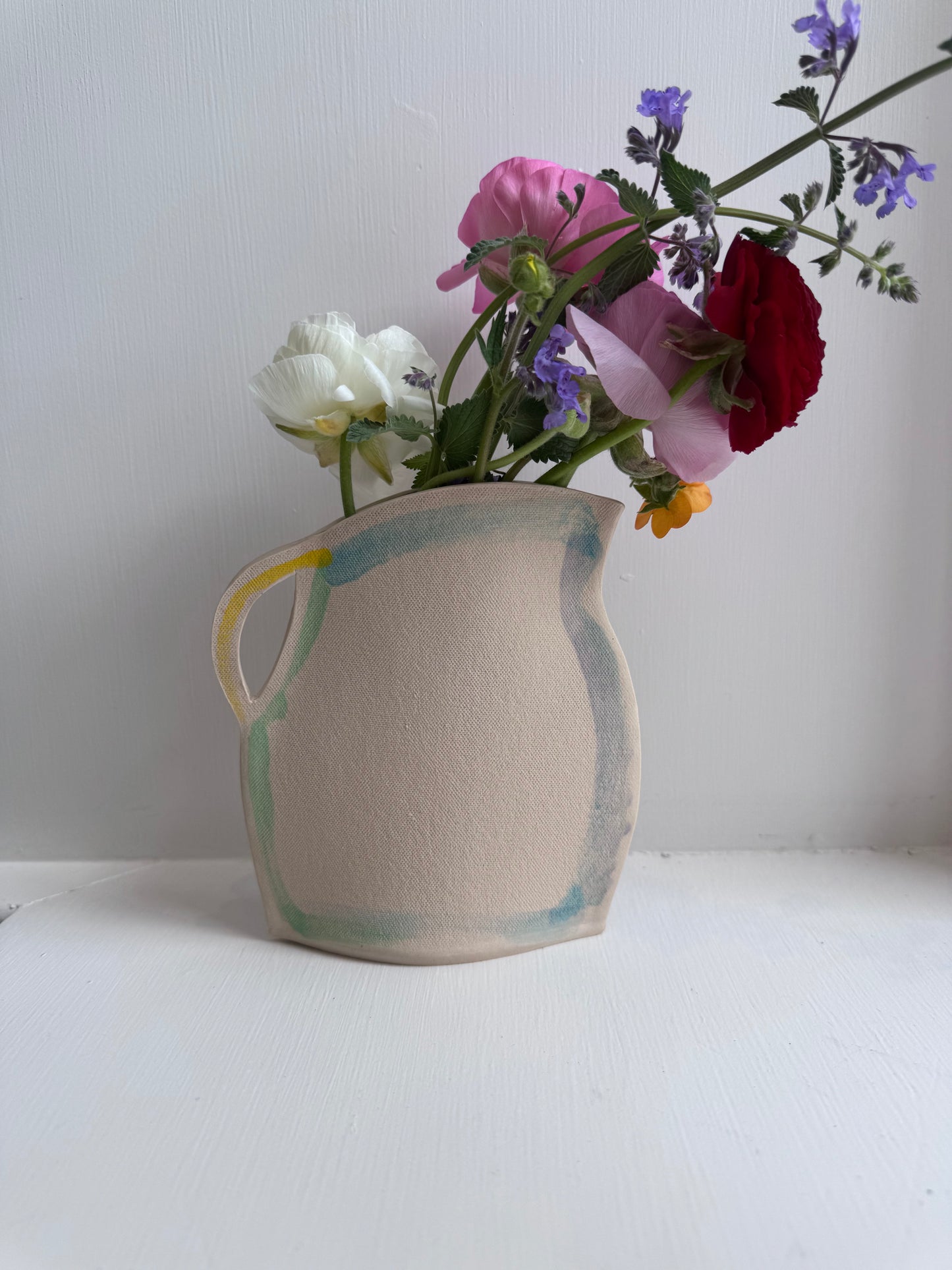 Pastel Flower Vase