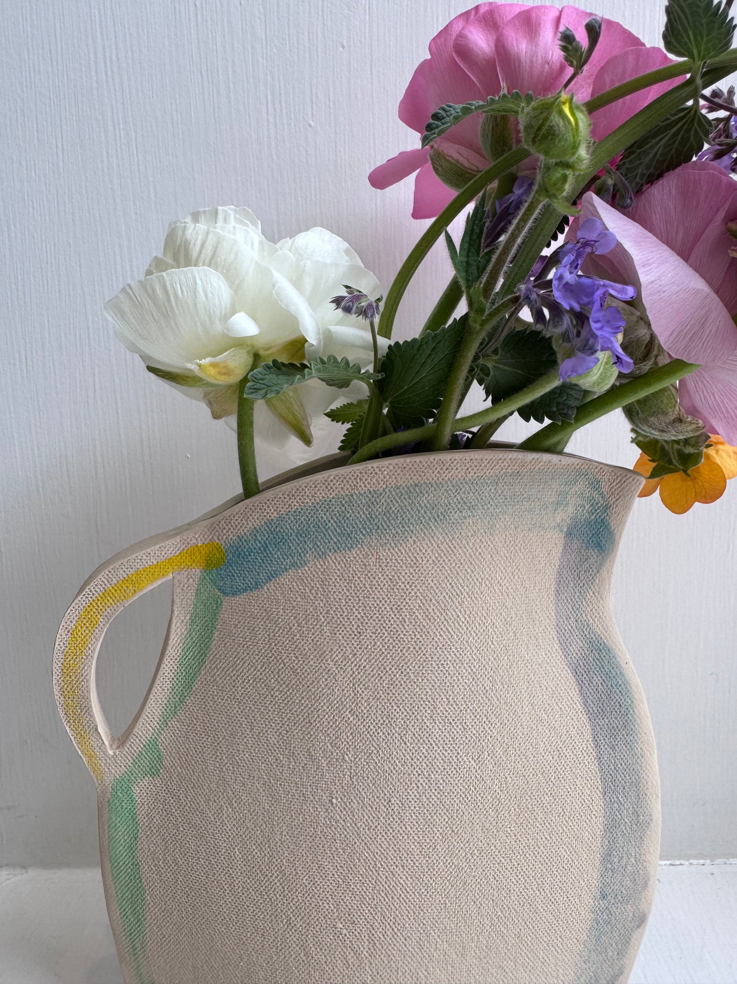 Pastel Flower Vase