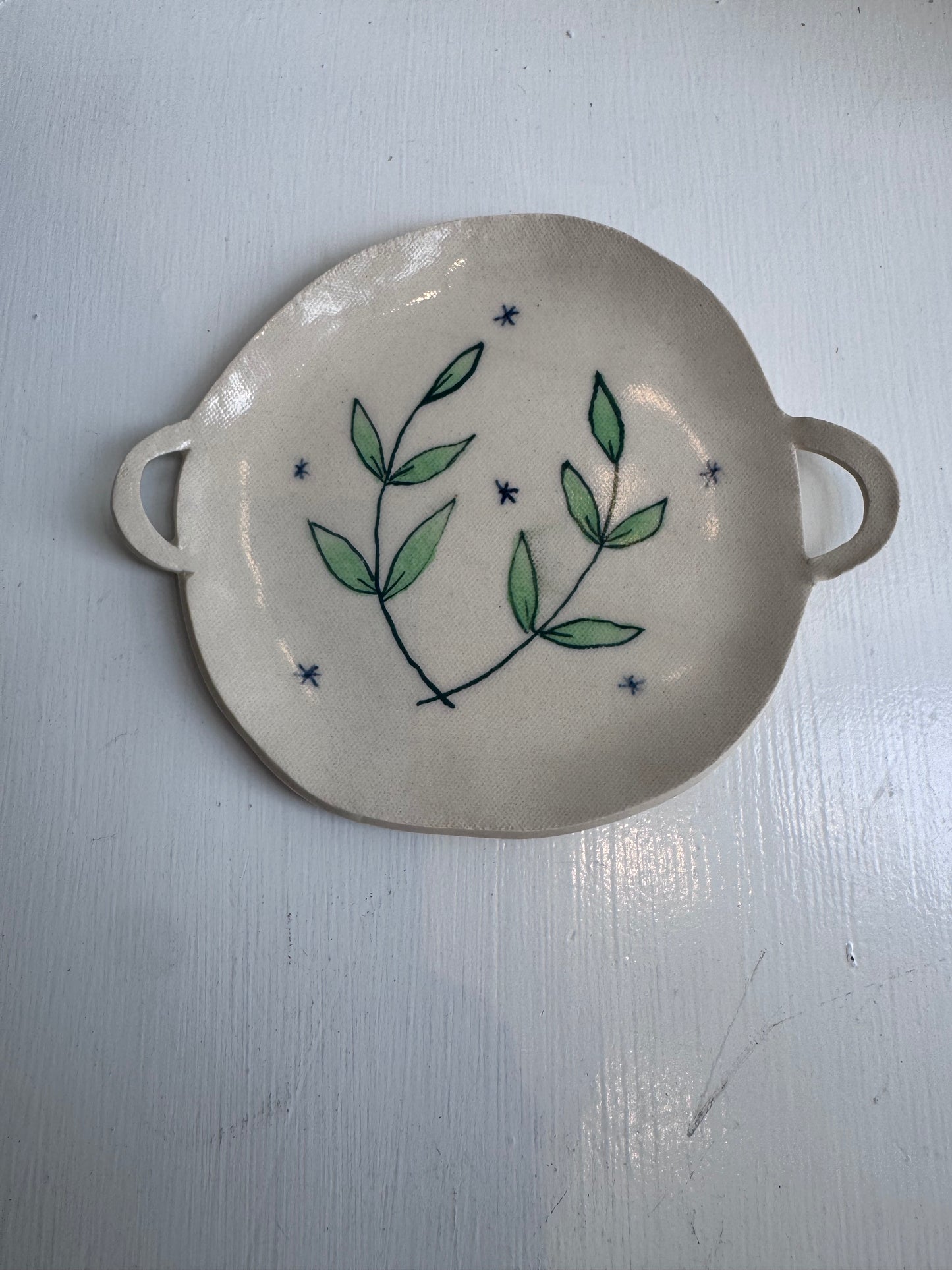 Evening Laurel with Stars Jewelry Tray