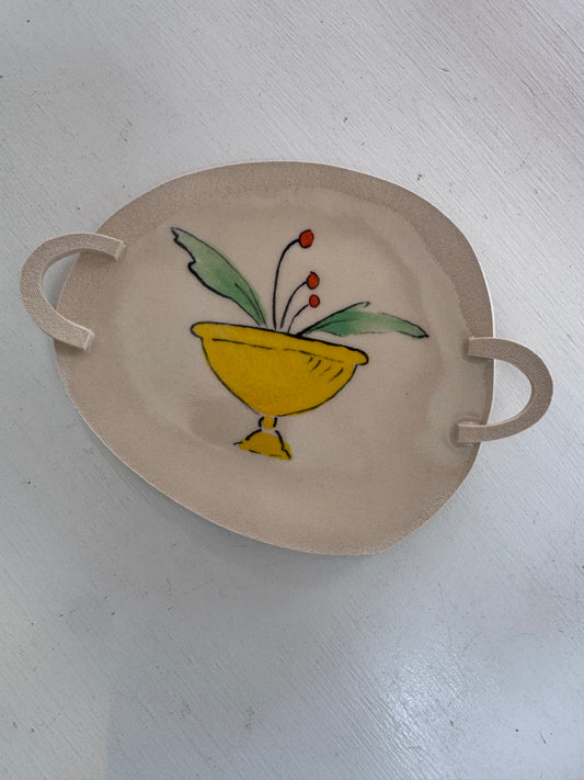 Orange Berry Planter Arrangement Jewelry Tray