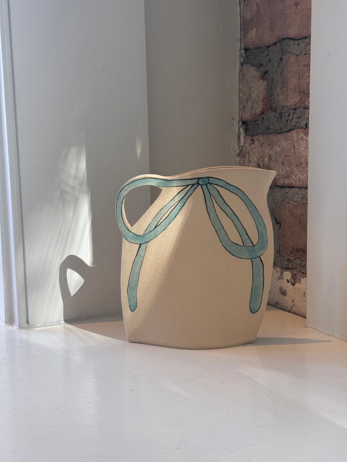 Blue & Purple Bow Vase