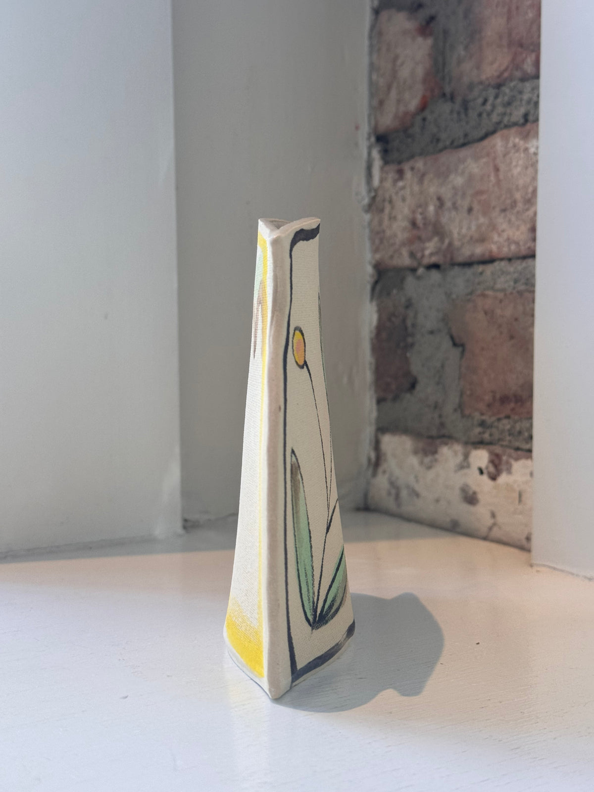 Yellow Flower Vase