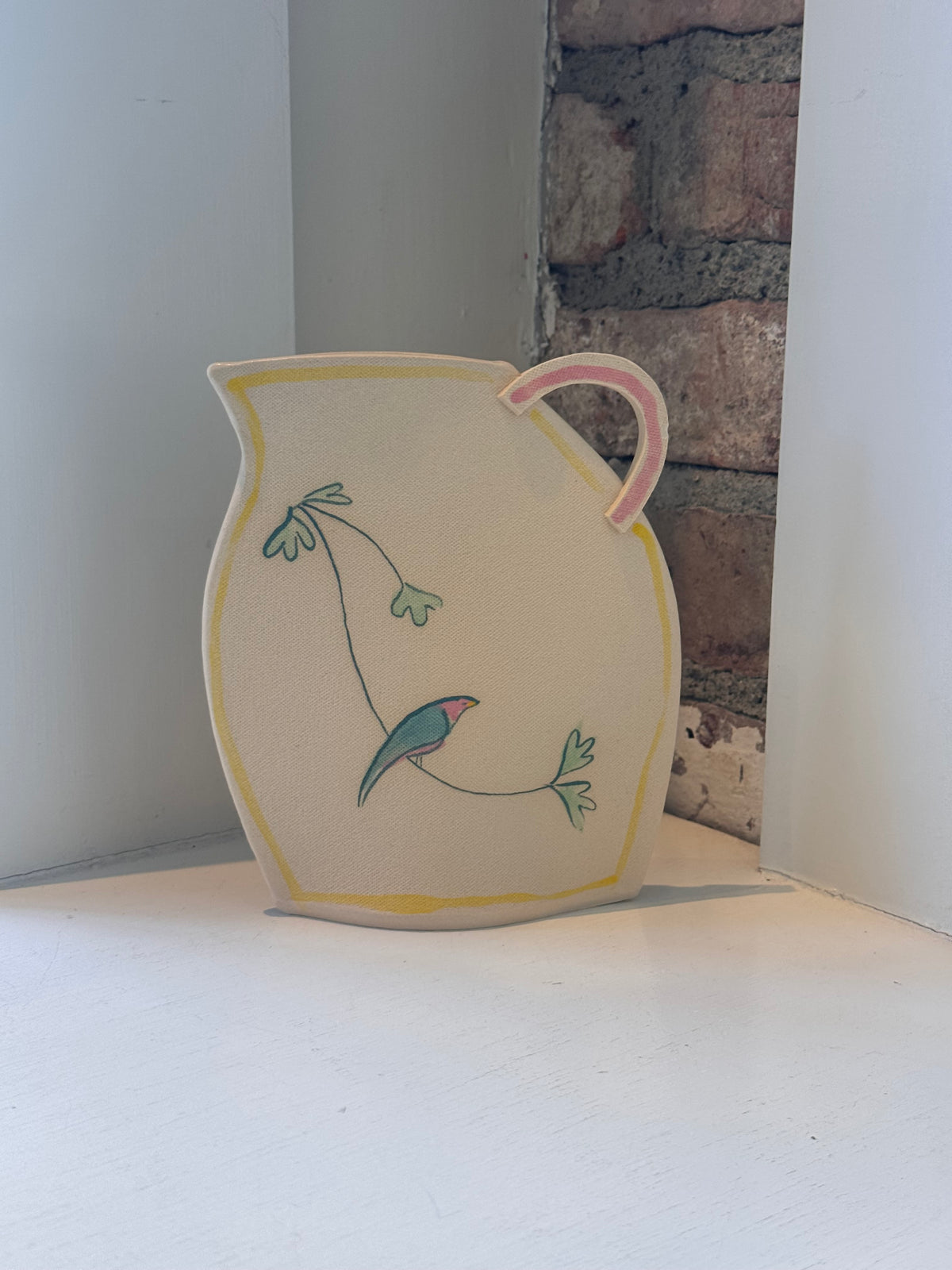 Bird on Branch Vase