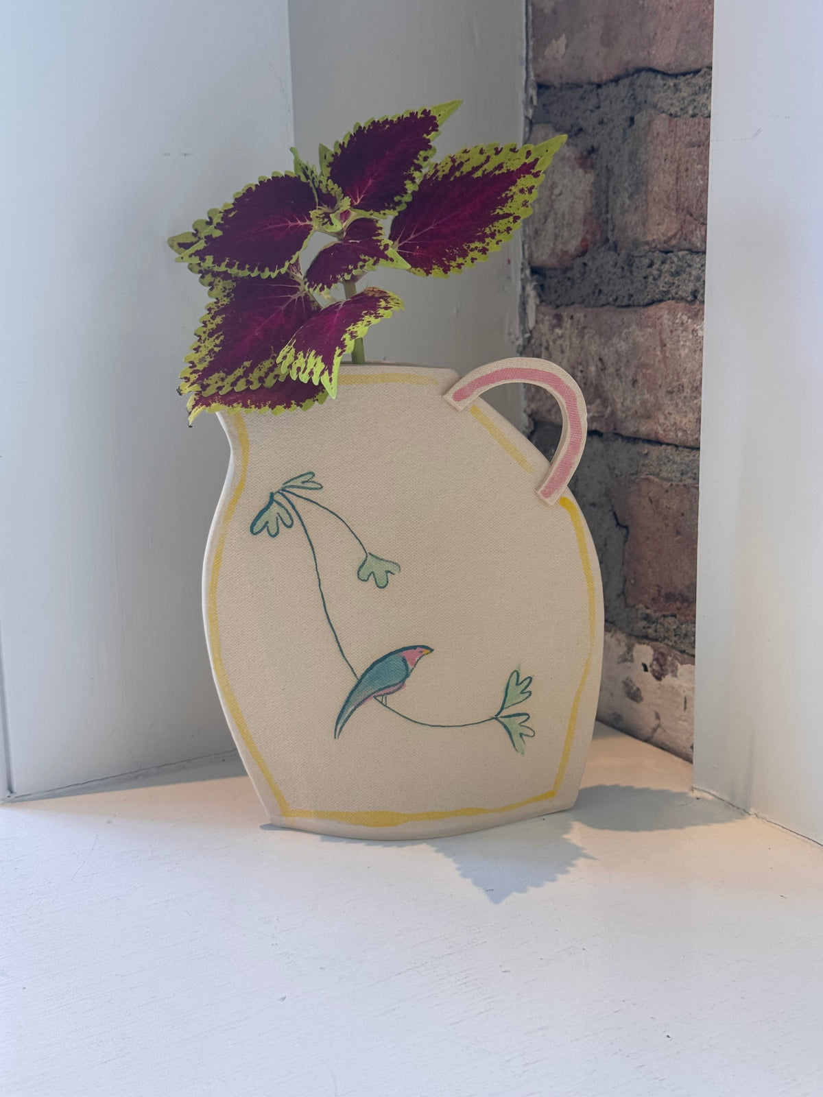 Bird on Branch Vase