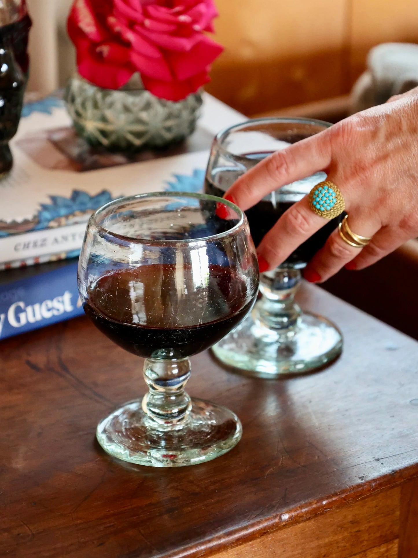 Red Wine Glass (Multiple Colors)