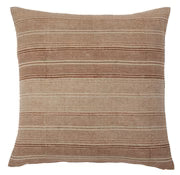 Shades of Saffron Striped Pillow