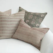 Shades of Saffron Striped Pillow