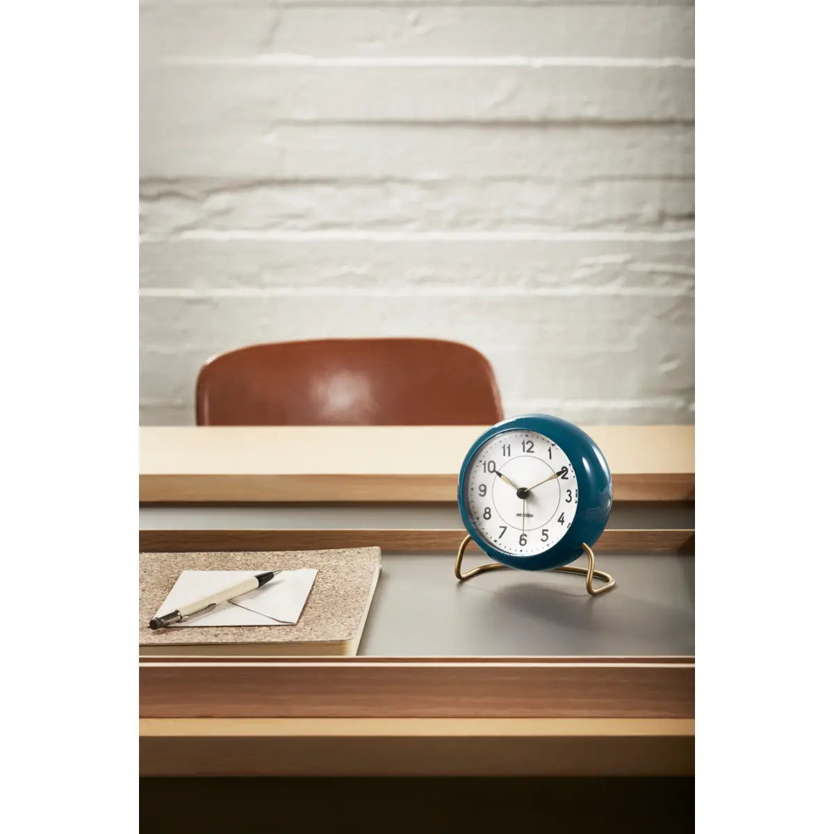 Station Table Clock by Arne Jacobsen